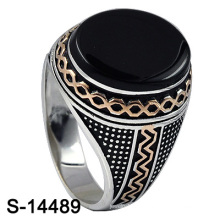 Серебряное кольцо для мужчин с оригинальным дизайном (S-14489, S-14489D, S-14489, S-14509, S-14509B, S-14509D)